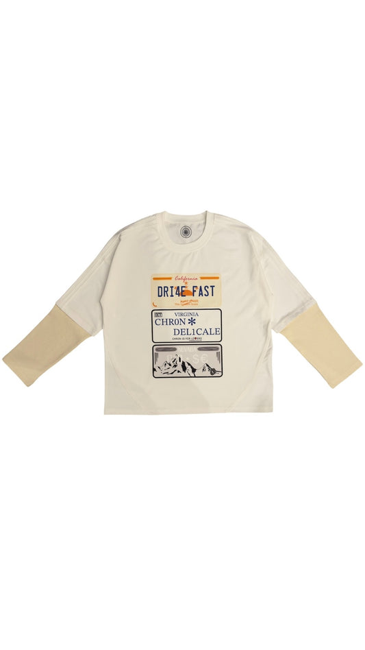 LICENSE PLATE LONGSLEEVE